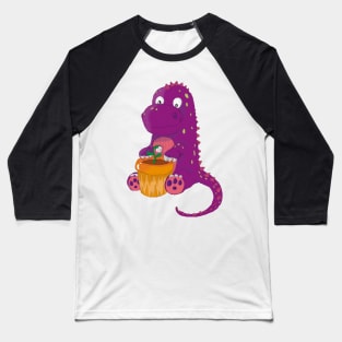 Dinosaurs and potted plants - friends for life Baseball T-Shirt